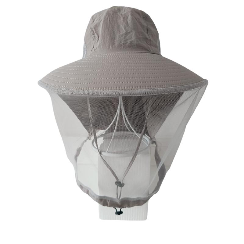 1pc Women and Men's Bucket Hat Anti Mosquito with Net Mesh for Summer Outdoor Breathable Fishing Gardening Hat