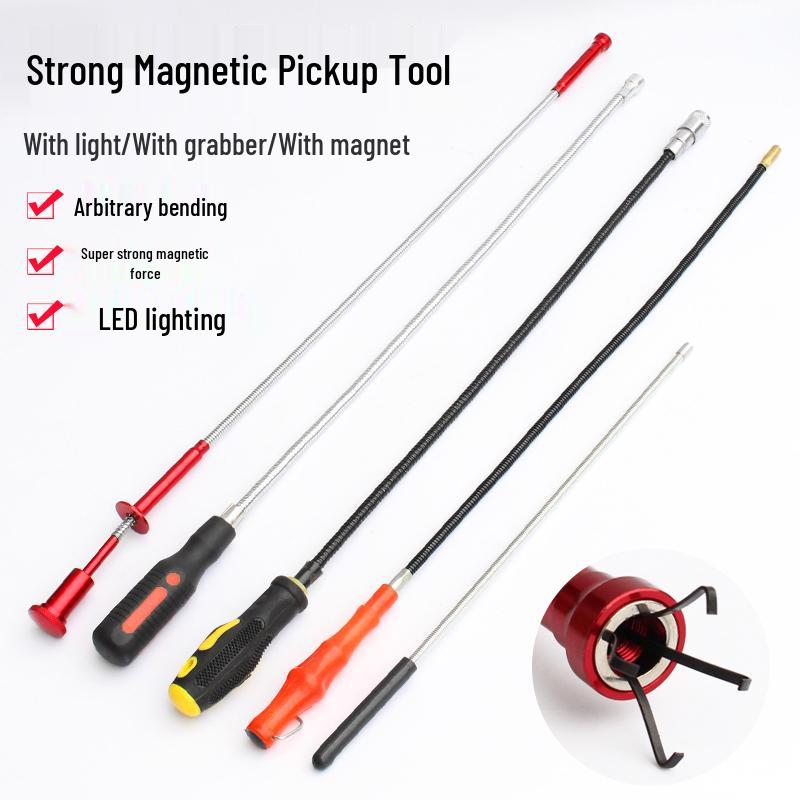 

Гибкий магнитный захват для ремонта автомобилей Short Magnet Pick-up (Black Handle)