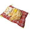 Sleeping Cats Plush Stuffed Toy Press Simulation Sound Animal Cute Doll Kids Gift