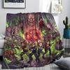 Resident Evil Comfortable Warm Flannel Blanket Print for Picnic Travel Sofa Bed Bedroom Chair Use.-TING