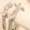 2Pcs Korean Knotted Bow Headbands Sweet Flower Hair Bands Floral Printed Head Hoop For Girls Children Tiara Diadem Accessories