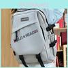 Student Backpack Oxford Fabric With Capacity Expansion And Spine Protection For High School And College Students