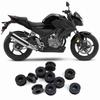 10Pcs Kit M6 Size Motorcycle Rubber Replacement for Honda/Suzuki/Yamaha Bolts Replacement