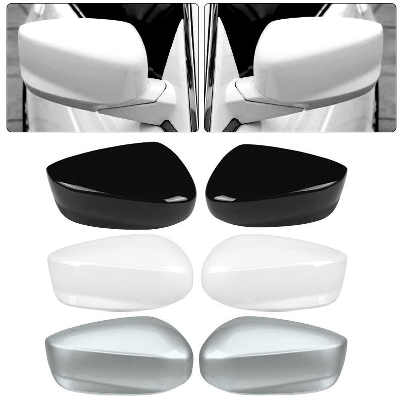 Black/White/Silver Side Mirror Covers Caps For Honda Accord 2008 2009 2010 2011 2012 US Model Door Wing Rearview Mirror Trim