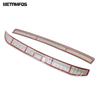 For Nissan Altima -2024 2025 Inner+Exterior Rear Trunk Bumper Foot Plate Tailgate Door Sill Scuff Guard Plate Accessories