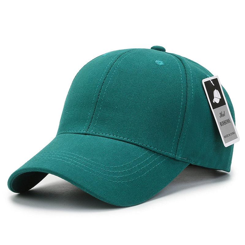Simple Solid-Color Baseball Cap, Outdoor Sports Style, Dad Cap, Unisex, Adult Size, Black