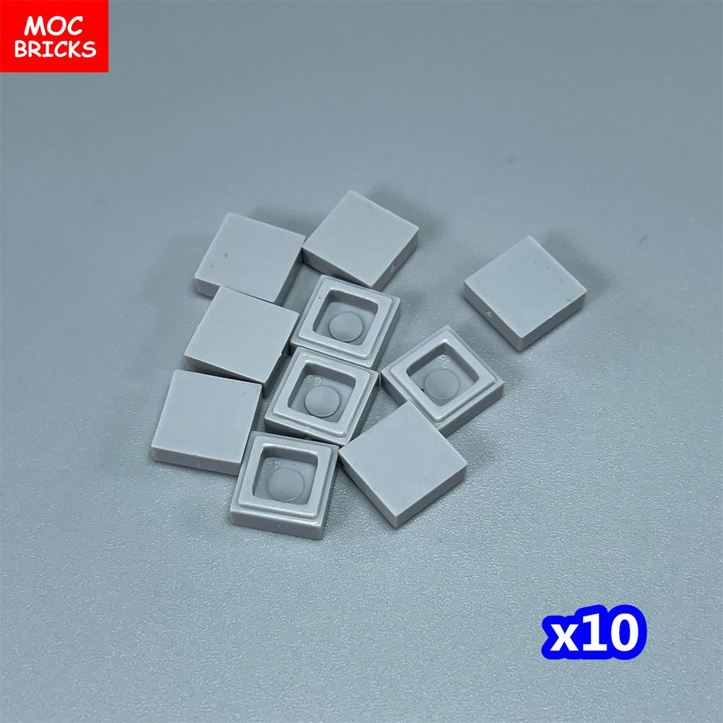 100pcs/lot MOC Bricks Tile 1x1 3070 DIY Room Frame House City Educational Building Blocks Assemble Particles Toy Kids Gift