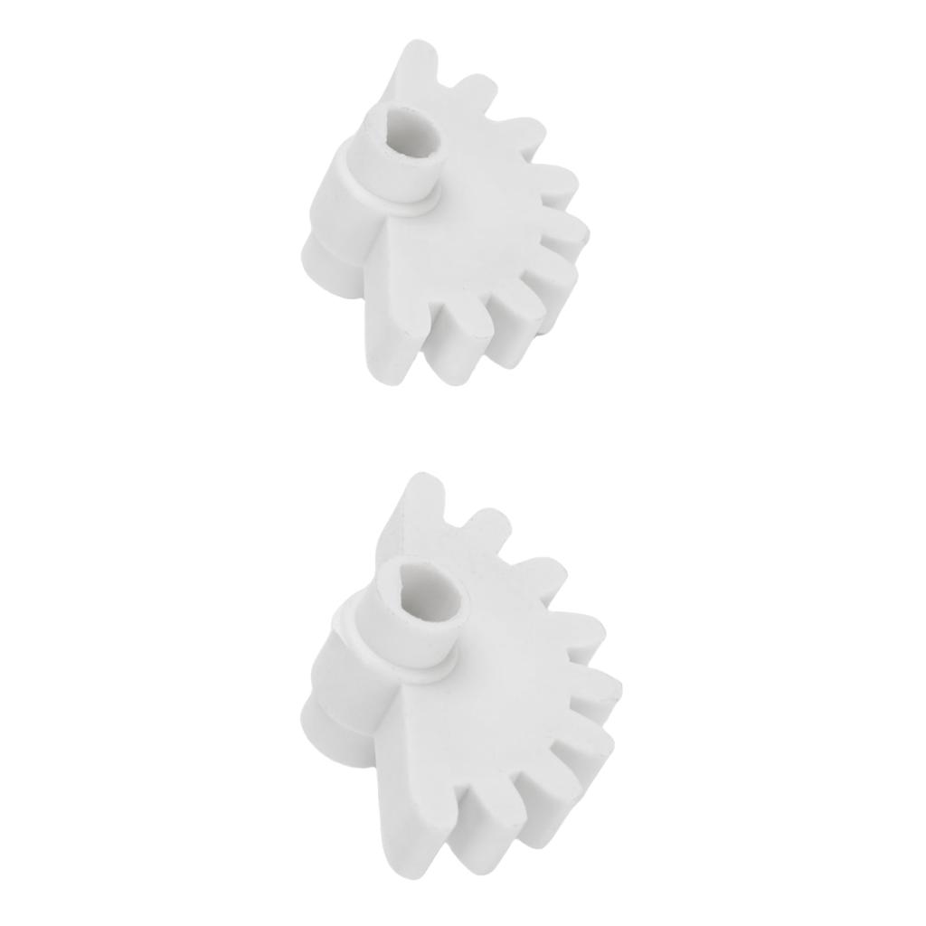 2 Pcs Mini Split AC Grille Gear Reinforced Part 9319292014 Air Conditioner Heater Grille Gear Reinforced Part White