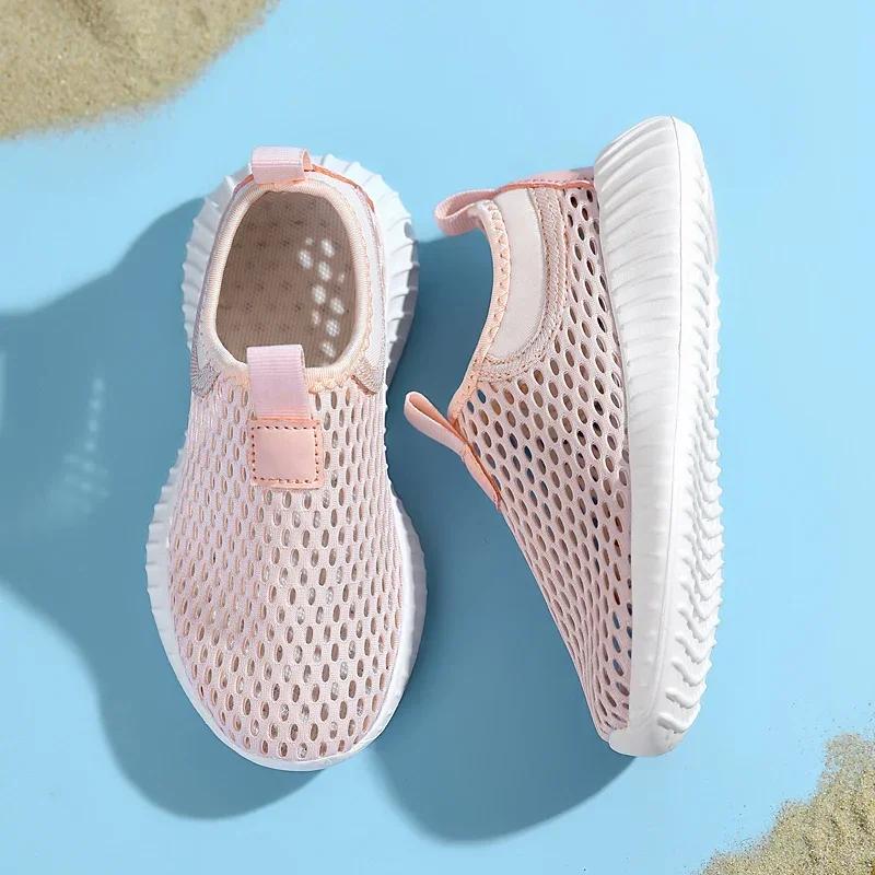 Summer Fashion Boys Sneakers Tennis Girl Sports Shoes for Children Mesh Breathable Trainers Kids Running Shoes Zapatillas Niño 8