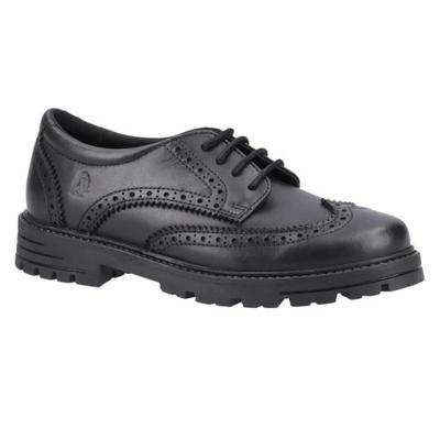 Girls Maxine Leather School Shoes