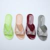 Sandale Jelly Noi, Plate, cu o Singură Bareta, de Vară, Antiderapante, Șlapi de Plajă pentru Femei, Melissa Fashion