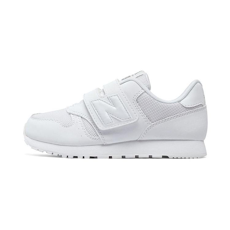 New Balance NB 373 Abrasion Resistant Low top Kids Lifestyle Shoes White Kids KV373AWY Wide (W) 28