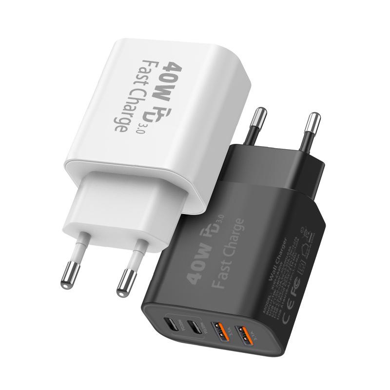 

Pd 40w Европейские правила применяются к зарядному устройству Apple 15 Samsung Fast Charge 2c2a Fast Charge Head Сертификация CE 40W 2C + 2A European standard charger