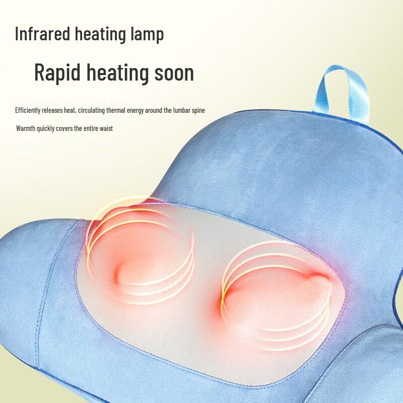 Portable Electric Neck and Waist Massage Cushion