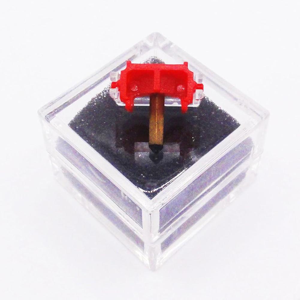 

For SHURE M44-7, N44-7, M44-3, M55E, DUAL DN305, DN306, M44G, And Garrard N44-7 Cartridges Stylus 1.48*1.13Cm червоний