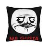 Orange Frutiger Aero Person Pillowcase Polyester Cushion Cover Decorative  Pillow Case Cover Home Square cm