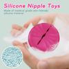 Nipple Toys Nipple Vibrator, Nipple Clamps Sex Pleasure Women with 10 Vibration Modes, Silicone Lightweight Invisible Nipple Toy, Sex Toy for Women