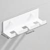 Under Skrivebord Kabelhåndtering Selvklebende Ledningsholder Klemmer Organiser Stikkontakt Ledning Fiksert Oppbevaring Strømskinneholder Hushjelp Vegg