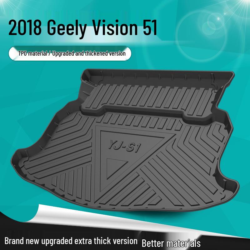 Suitable Trunk and Tailgate Mat for 21-Geely Emgrand S, New Emgrand GL, and 22-Million Model EC7 Rear Seat