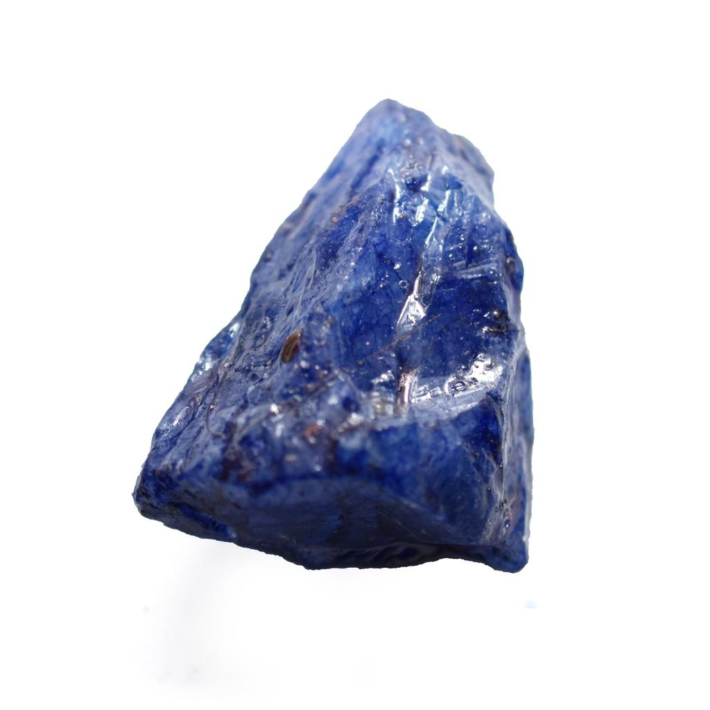 Natural Blue Sapphire Loose Gemstone Rough 348.6 ct Uncut September Birthstone for Gem Collections