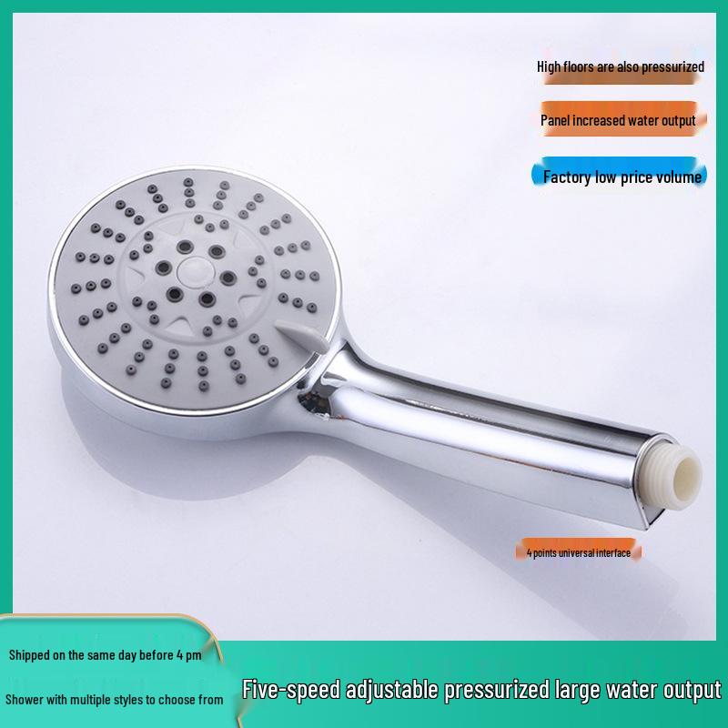 Ruční tlaková sprchová hlavice a ohřívač vody s pěti rychlostními nastaveními