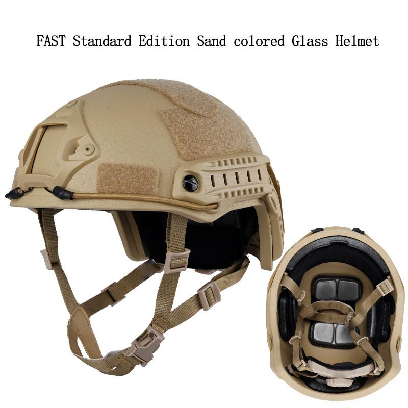 Quick MH Tactical Helmet 1.5kg Fiberglass Wendy's Suspension Pad Helmet Outdoor Activity Protection Training Safety Riot Helmet