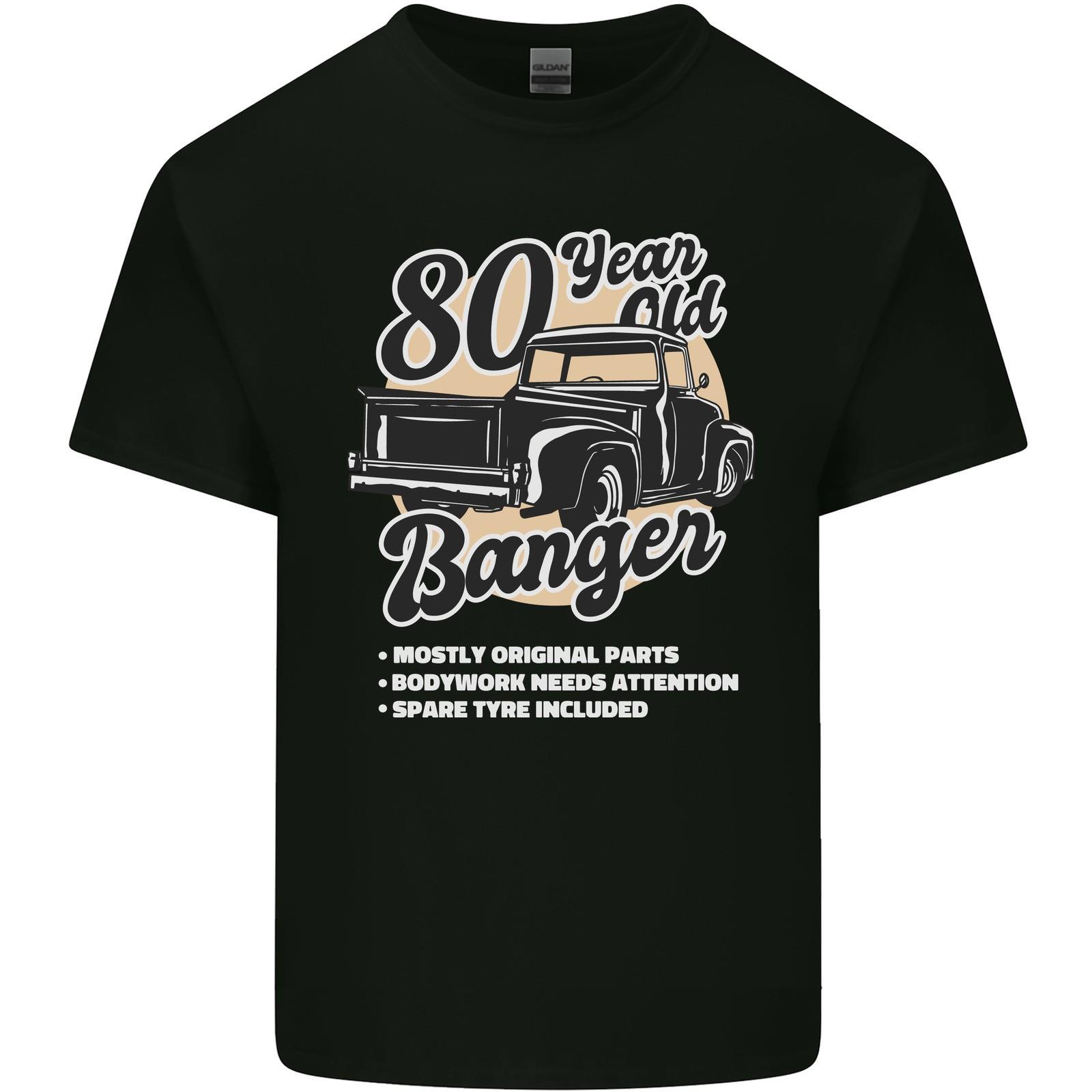 80 Year Old Banger Birthday 80th year Old Mens Light Cotton T-Shirt S разноцветный