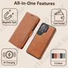 2 In 1 Magnetic Leather Case For Samsung Galaxy S26 S25 Ultra S24 Plus S23 Cash Cards Slot Wireless Charging Wallet Phone Cover