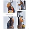 Solar Garden Statue Decor Creative Landscape Birthday Gift Resin Ornament Figurine