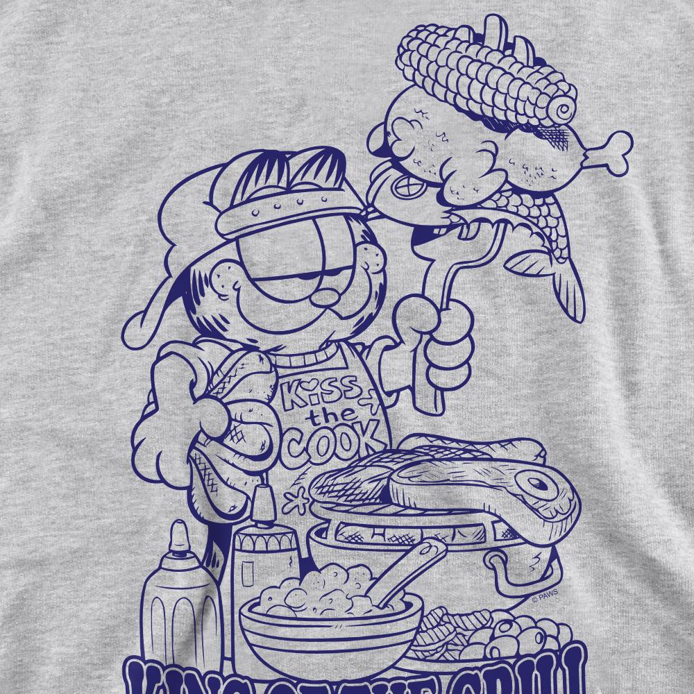 Garfield Unisex Adult King Of The Grill Sweatshirt