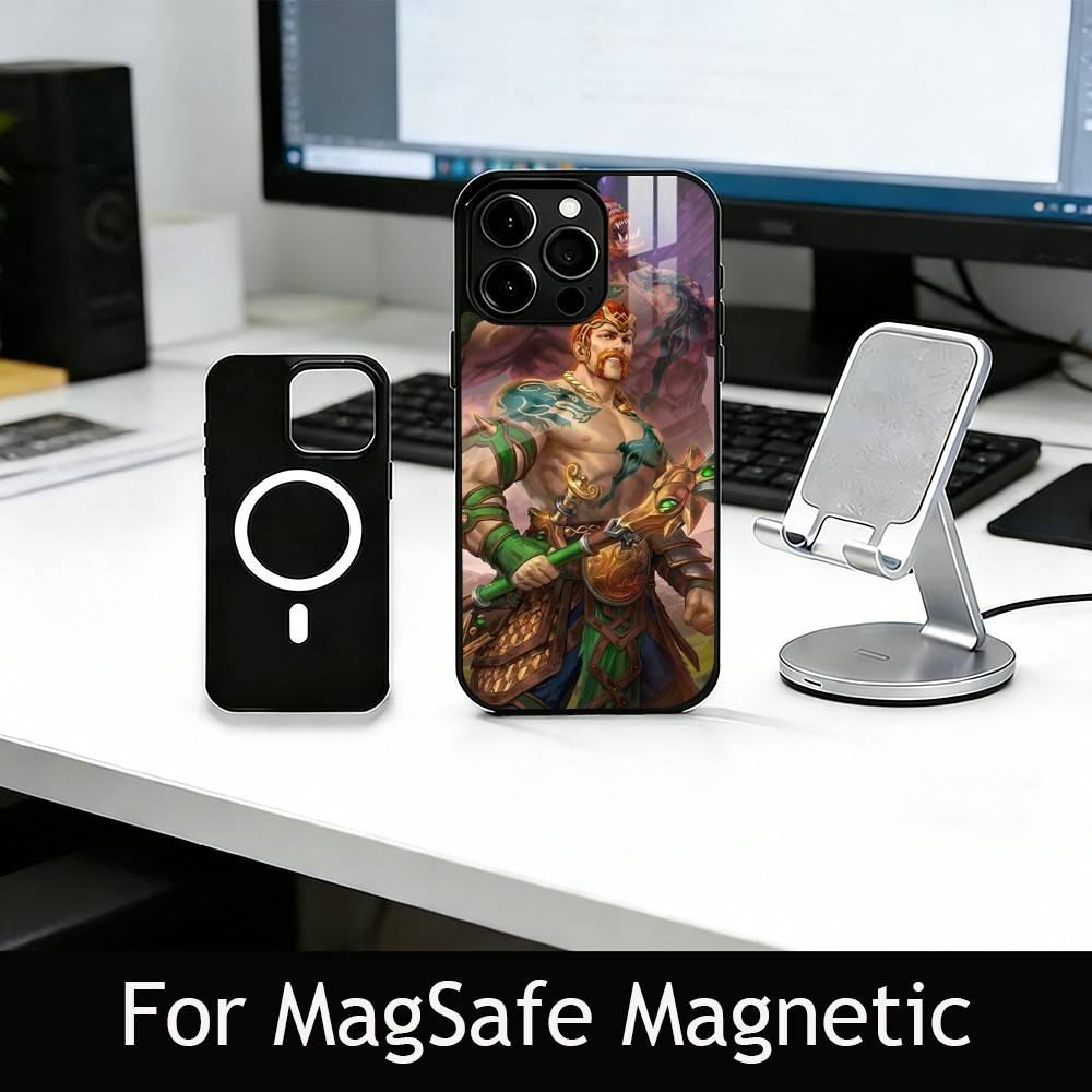 

S-Smite G-Game Phone Case For iPhone17,16,15,14,13,12,11 Plus,Pro Magnetic with Magsafe Wireless Charging iPhone11PROMAX