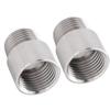 Pair of 1/2 Inch NPT Male to 1/2 Inch NPT Female Pipe Fitting Stainless Steel Pipe Fitting Adapter C