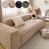 1PC-Plush Sofa Cover, Winter Thickened  New Cream Style Sofa Cover, All Inclusive Universal Anti Cat Scratch Cover Cloth