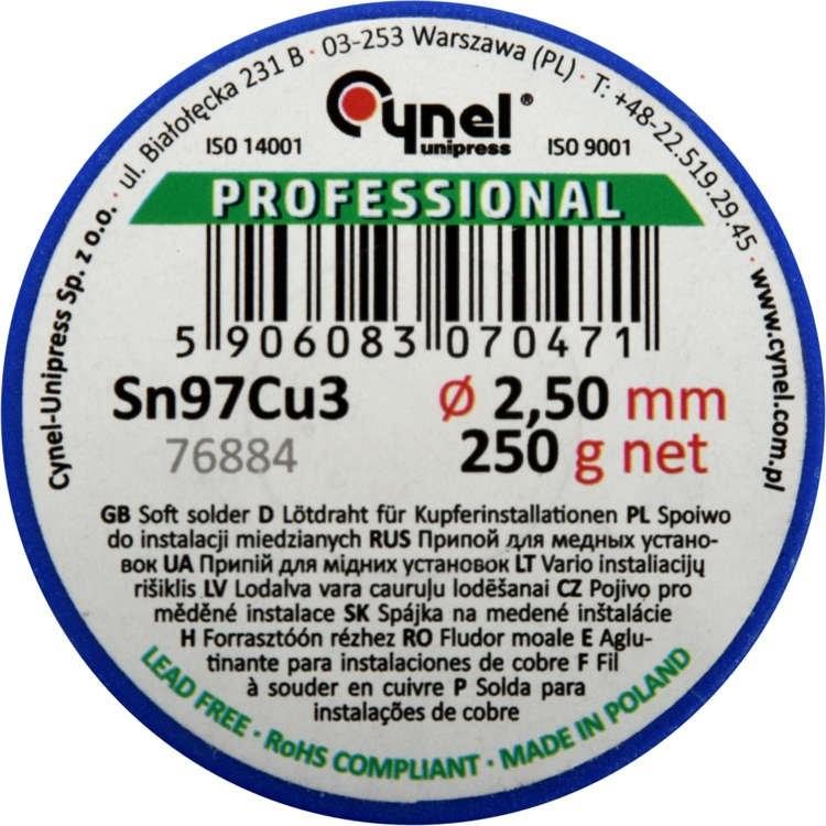 COPPER BINDING METAL 2.5MM 250G 76884 NO_NAME