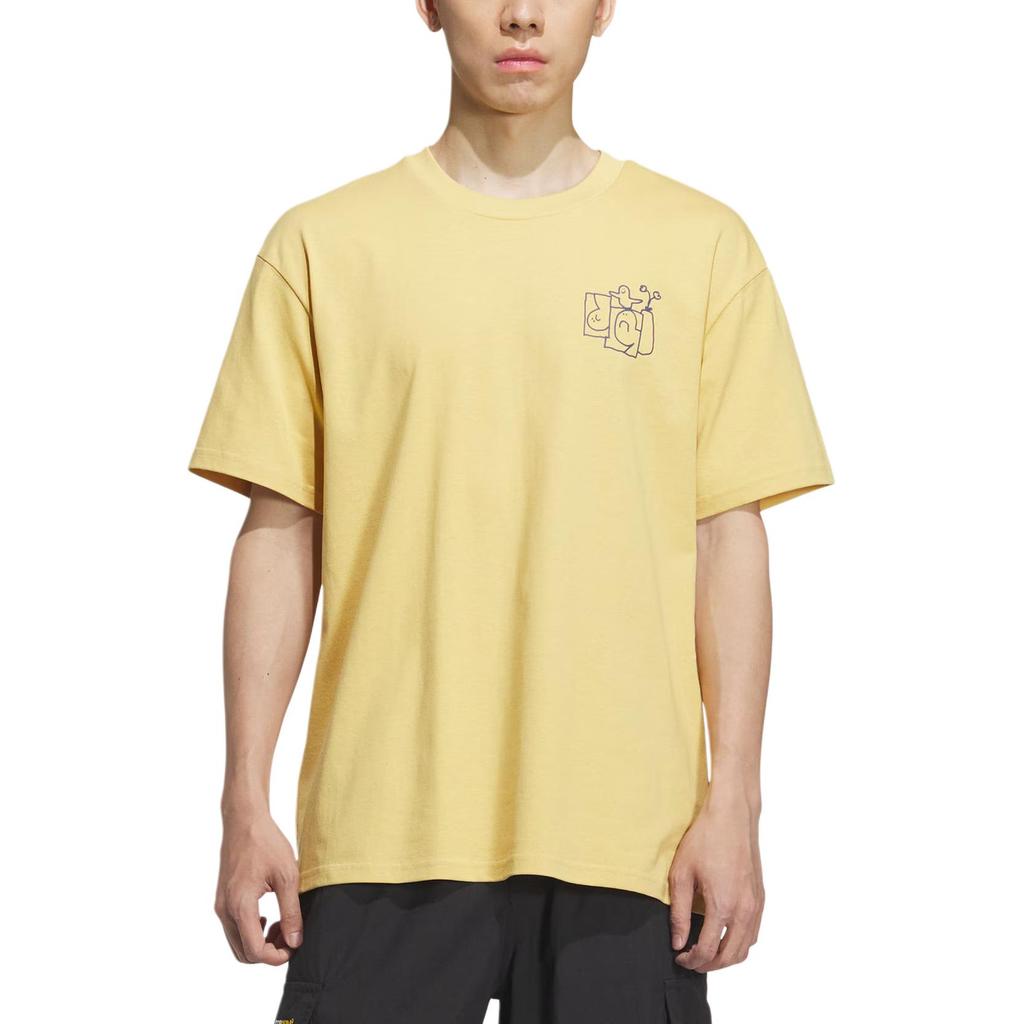 Adidas Originals Shmoofoil STAIRS T SHIRT T Shirt Unisex Yellow KD1870-