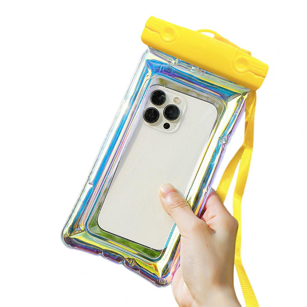 Waterproof Phone Pouch with Lanyard Touchscreen Clear PVC Beach Kayaking Swimming Floating Cell Phone Dry Bag Case Protector