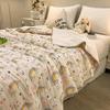 Children's Summer Cooling Quilt - Thin, Double-Layer Gauze, Machine Washable Blanket