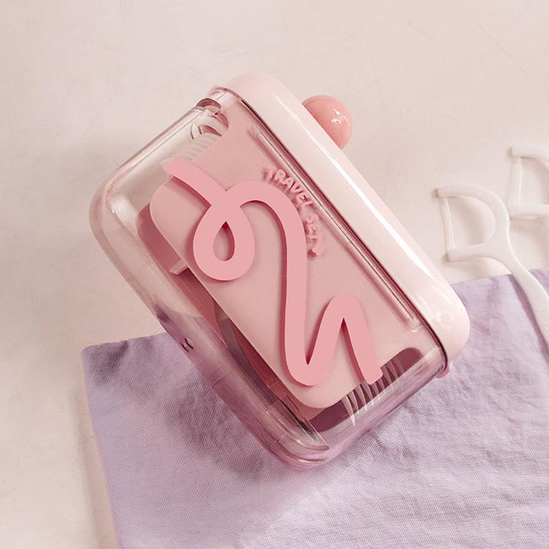 

Portable Carry-On Dental Floss Dispenser Containing Floss Dental Floss Storage Box Auto Refillable Oral Hygiene Care Floss Pick