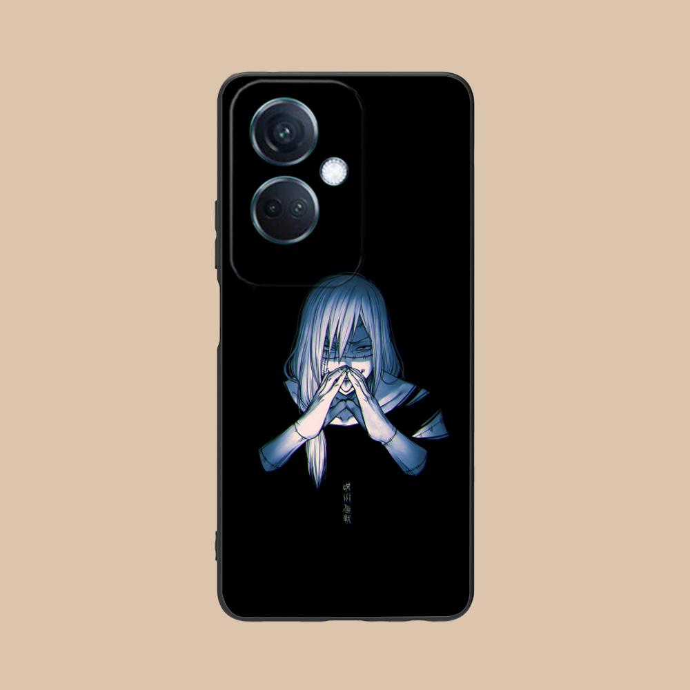 JJK Mahito Phone Case for OPPO Reno 14 13 12 11 10 9 8 7 6 5 F T Pro 5G Soft TPU Shockproof Cover