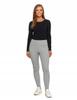Women's Leggings Sports High Waist Ribbed Training Stylish MORAJ S/M Light Grey