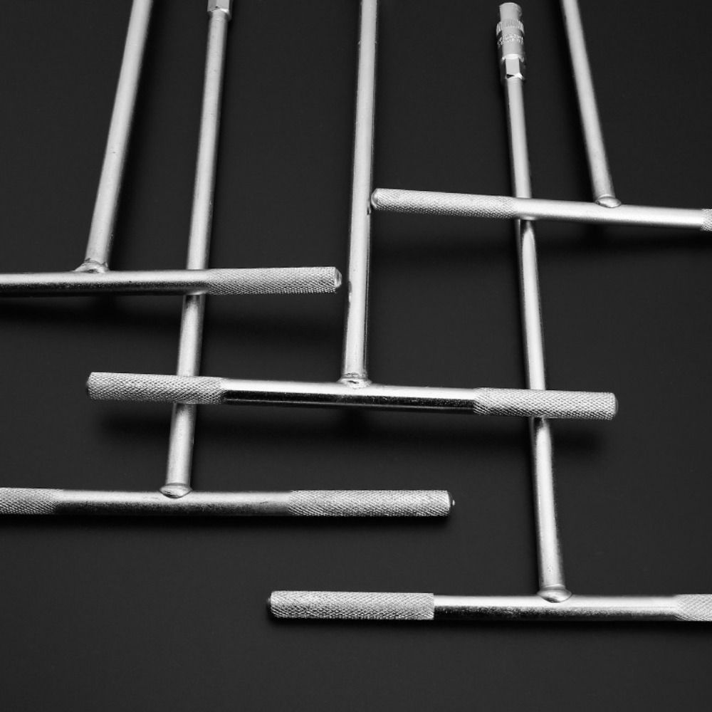 Hex Socket Drive T-Socket Wrench T-Shaped Hex Socket Wrench Durable Nut Driver  Mechanical Work