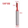 1/4\\\" Shank Straight Flute Tool Woodworking Hand Tool 1/4\" Shank
