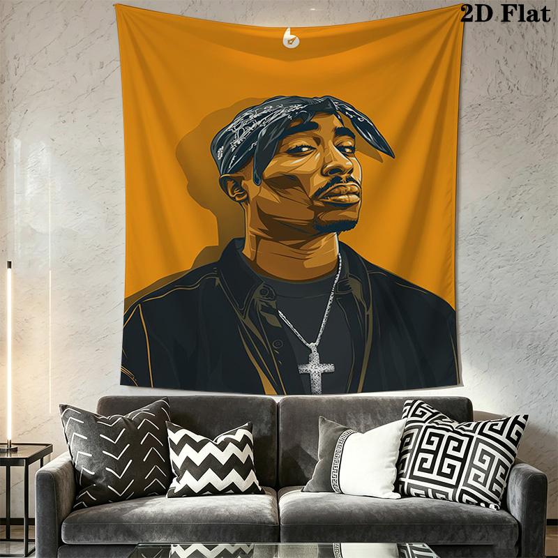 Rap Legends Street Art Tribute Threepiece Set 1 Duvet Cover 2 Pillowcase Without Core Christmas Birthday Gift Soft And Comfortable