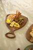 Laimai 100% Mango Wood Paddle Chopping & Serving Board - Handcrafted Charcuterie Platter