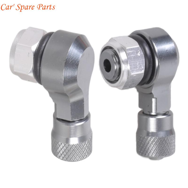 Y4UA Replacement Tire Valves Stems 90 Degree Aluminum Tyre Valves Stem for Motorbike