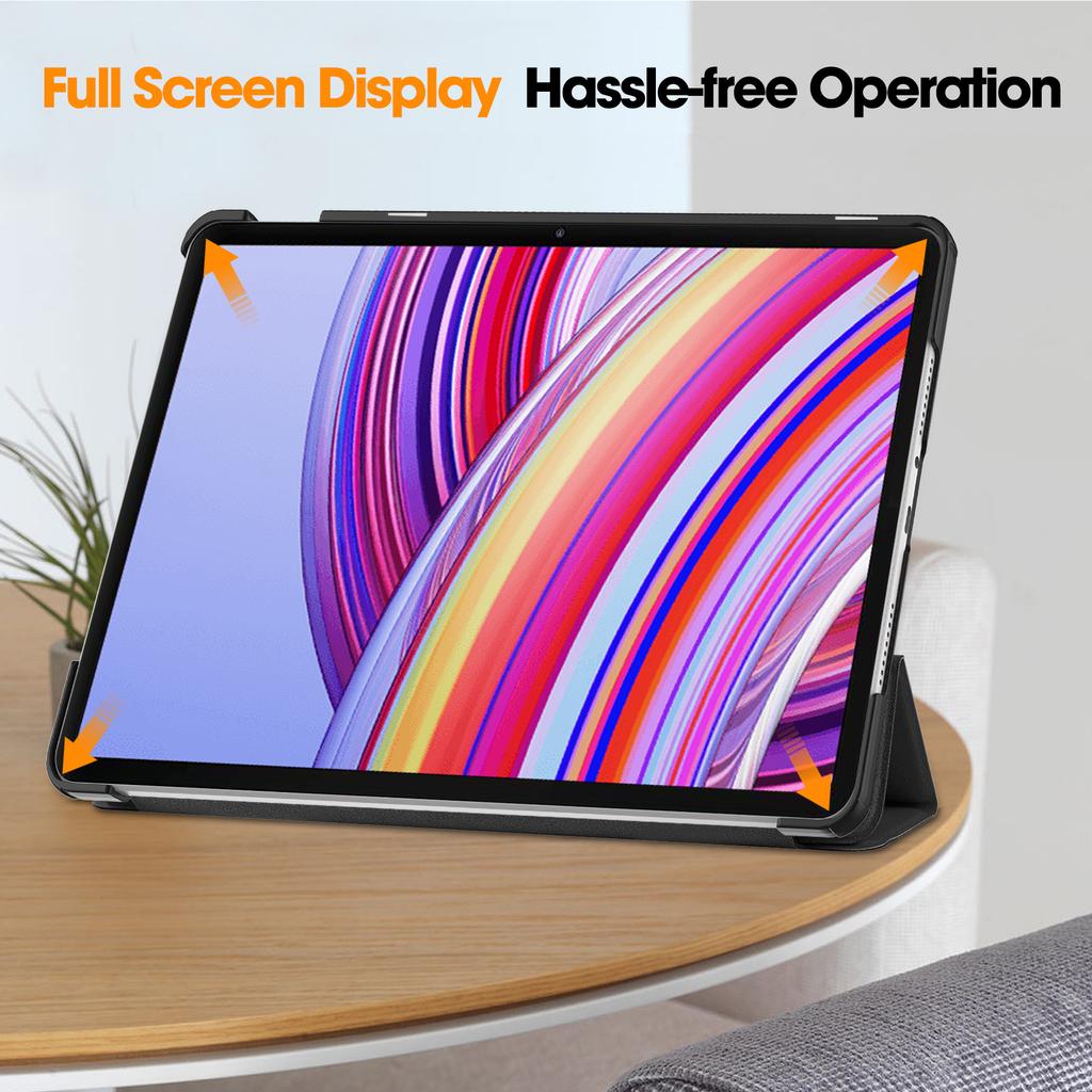 Tablet Case for Xiaomi Redmi Pad Pro/Redmi Pad Pro 5G/Poco Pad Tri-Fold Stand Leather Cover