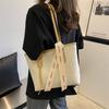 Large Capacity Women's Bag 2022 Spring New Fashion Trend Color Block Tote Bag Casual Shoulder Bag