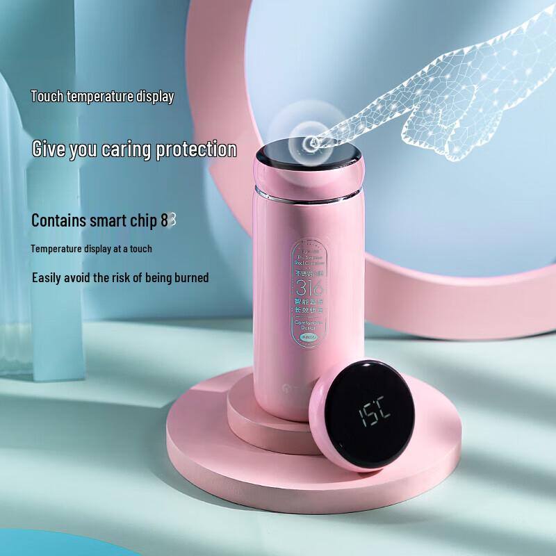 Fuguang Tea Master Portable 316 Stainless Steel Temperature Display Thermos