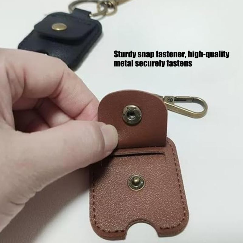 Paquete de 2 Fundas Prácticas para Llaves Funda para Llaves Protege las Llaves de Arañazos y Asegura una Fácil Gestión Textura de Cuero