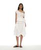 Partimento Woman Reverse T-Shirt Midi Skirt_White